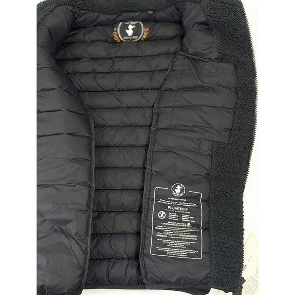 Save The Duck Men's Majus Black Fleece Lined Puffer Vest Size S (MSRP $198) - Picture 2 of 4